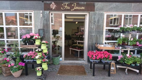 Blomsterbutikken Fru Jensen i Bogense