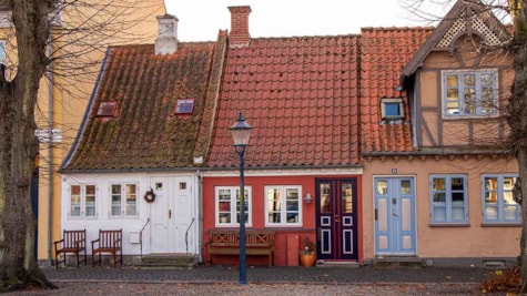 Bogenses mindste hus og andre små huse på Torvet