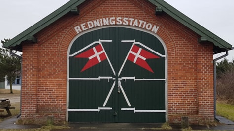 Lyngby Strand - Redningshus