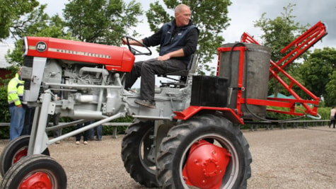 Til Ferguson dage på Danmarks Ferguson Museum er der mulighed for at se en demonstration af de gamle traktorer